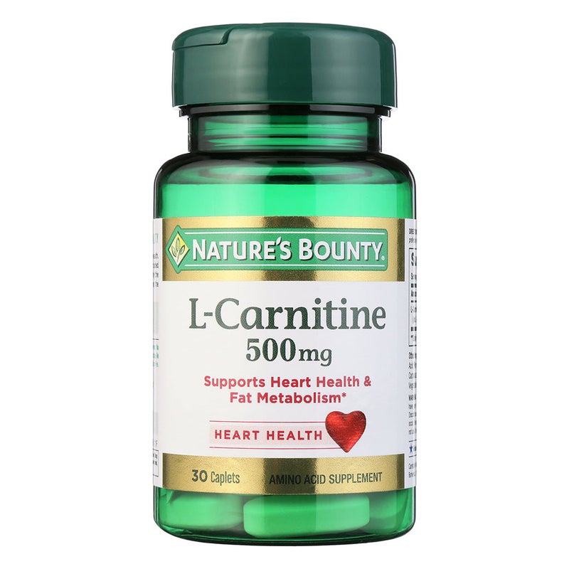 Nature's Bounty L-Carnitine 500 mg Caplets 30's
