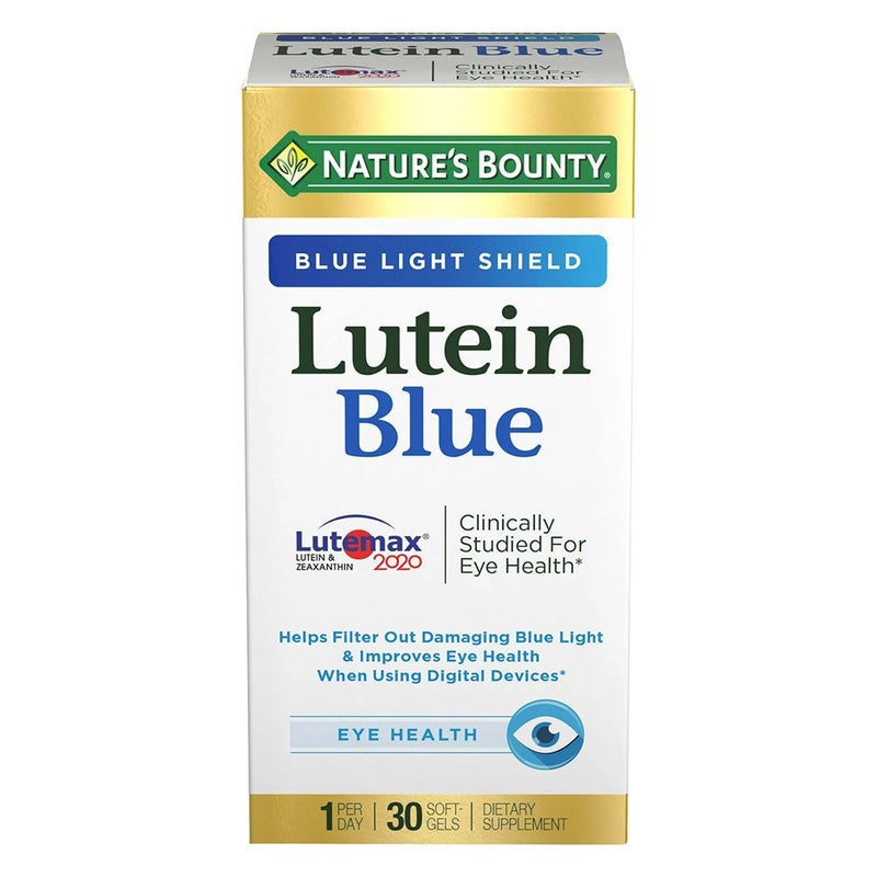 Nature's Bounty Lutein Blue Softgels 30's