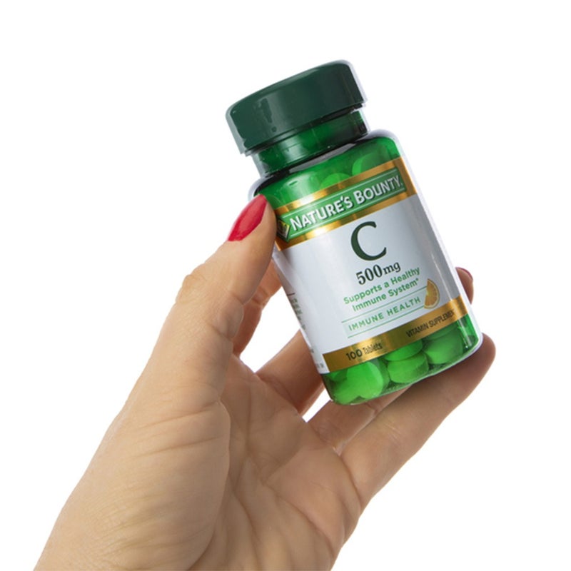 Nature's Bounty Vitamin C 500 mg Tablets 100's