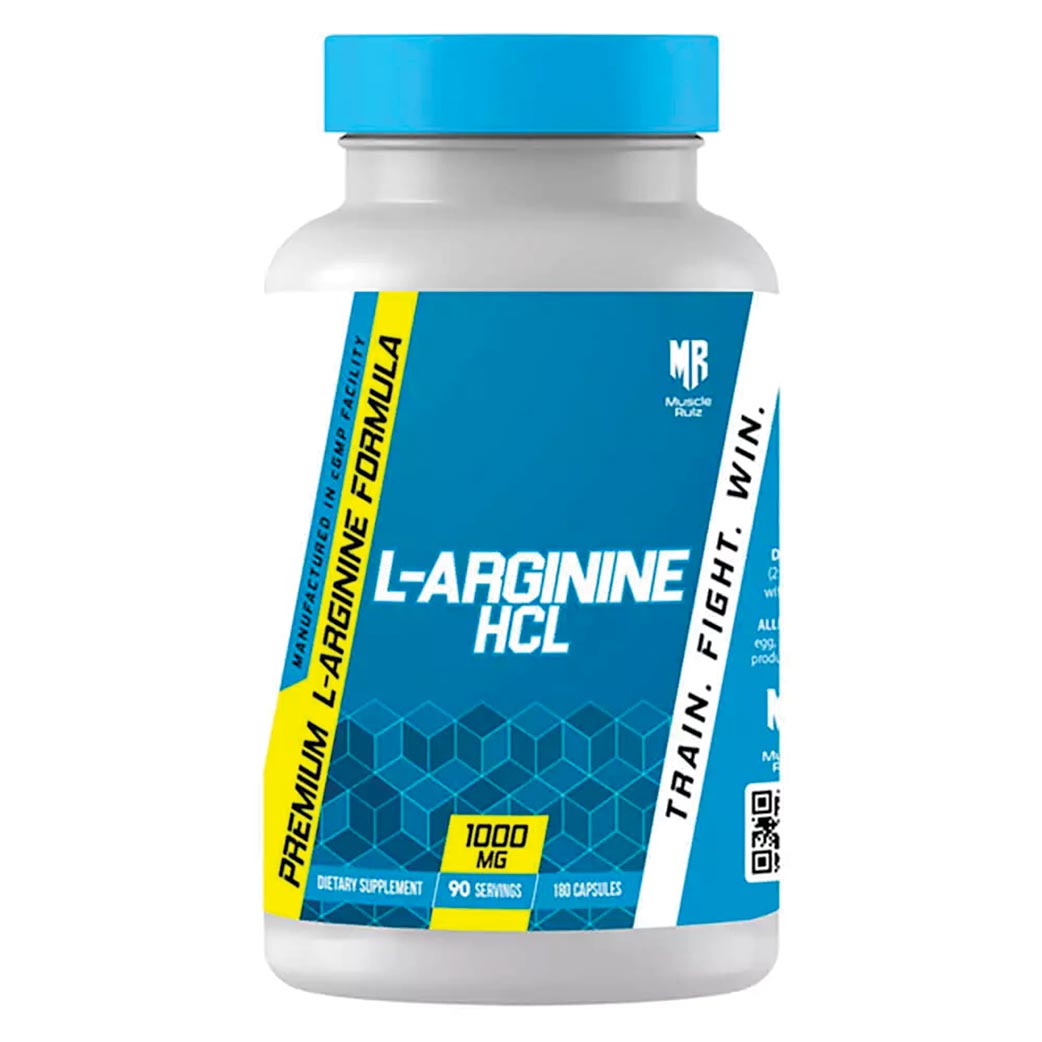 Muscle Rulz L-Arginine HCL 1000mg Capsules