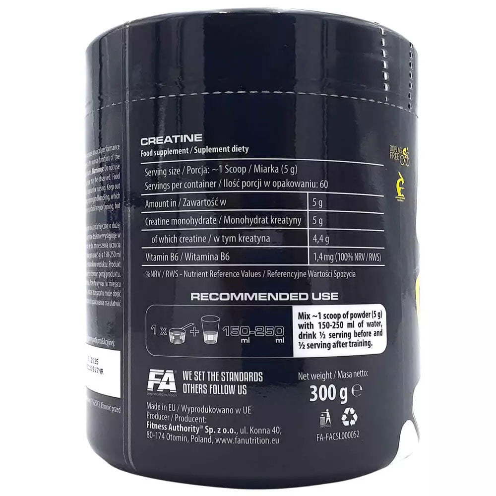 FA Creatine Unflavored 300 gm