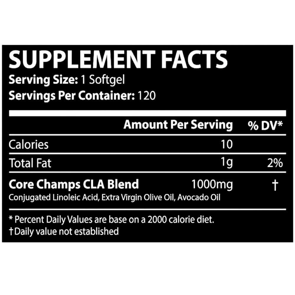 Core Champs CLA Blend 1000 MG 120 Softgel