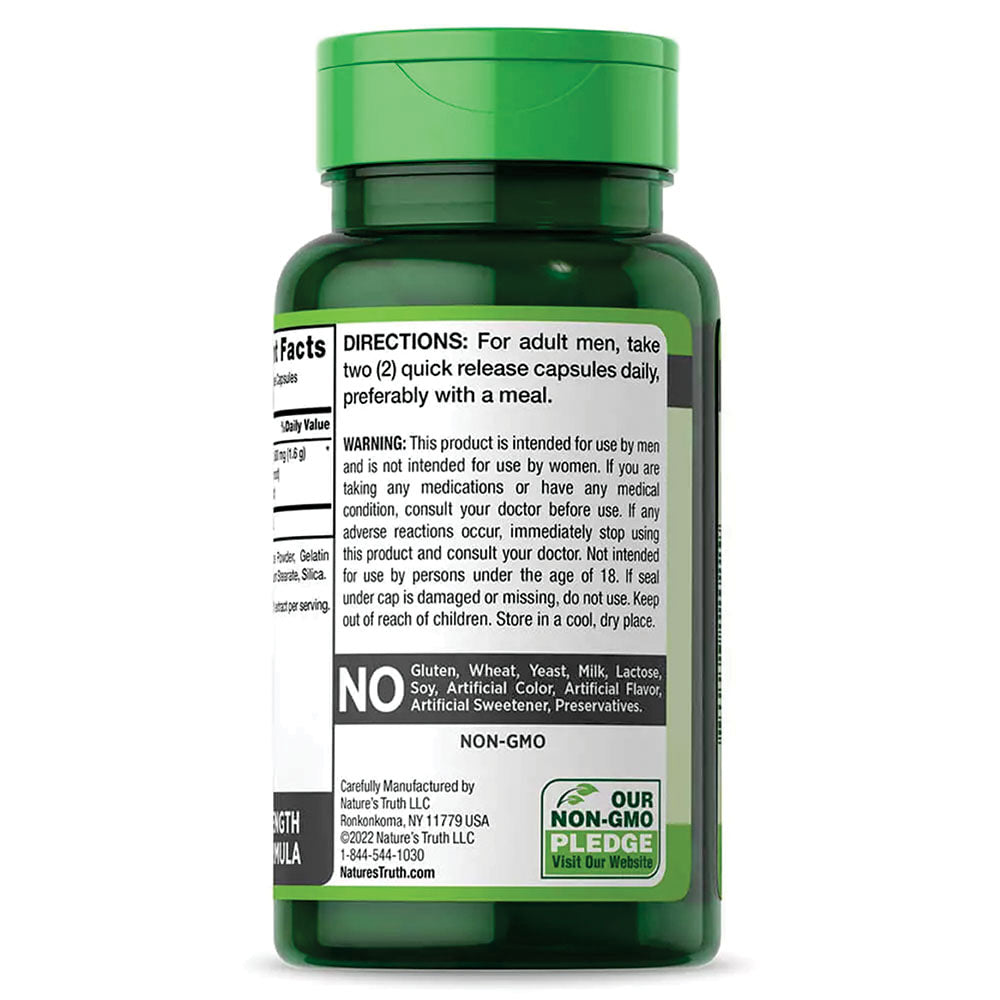 Nature’s Truth Tongkat Ali 1600 Mg 120 Capsules