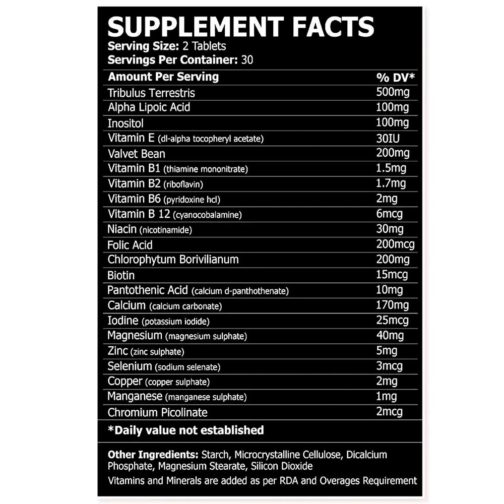 Core Champs Testrogen 60 Tablets