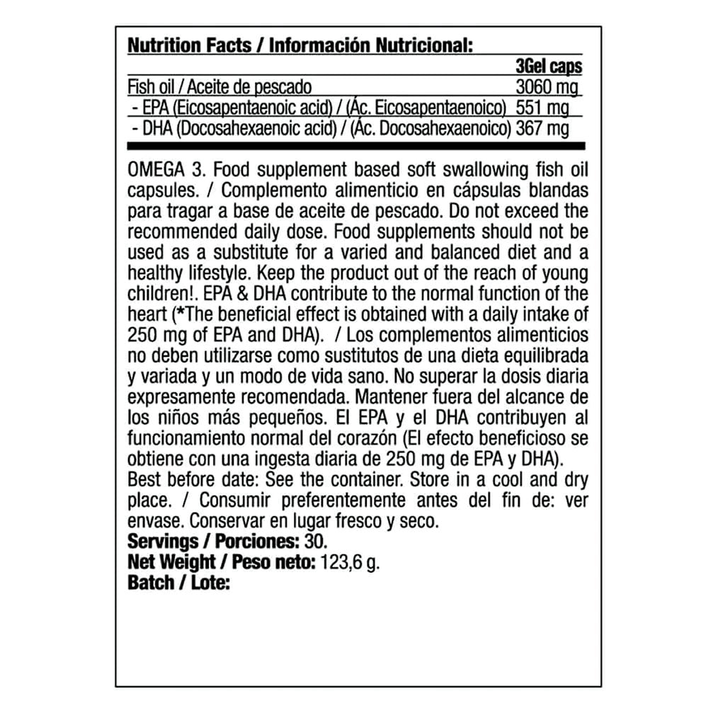 Quamtrax Omega 3 6 and 9 Fish Oil Capsules