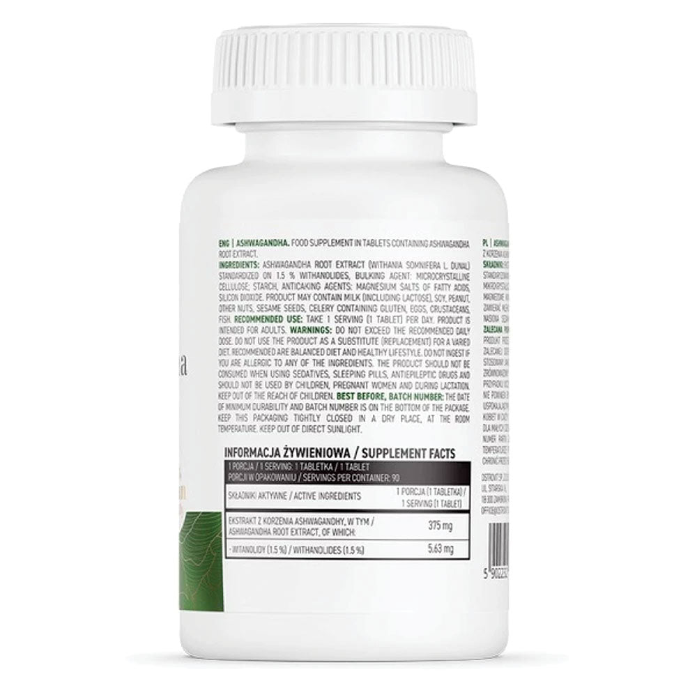 Ostrovit Ashwagandha Supplement 90 Tablets