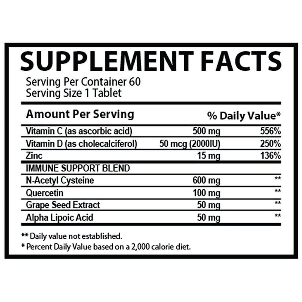 Muscle Rulz Immunity Mix 60 Tablets