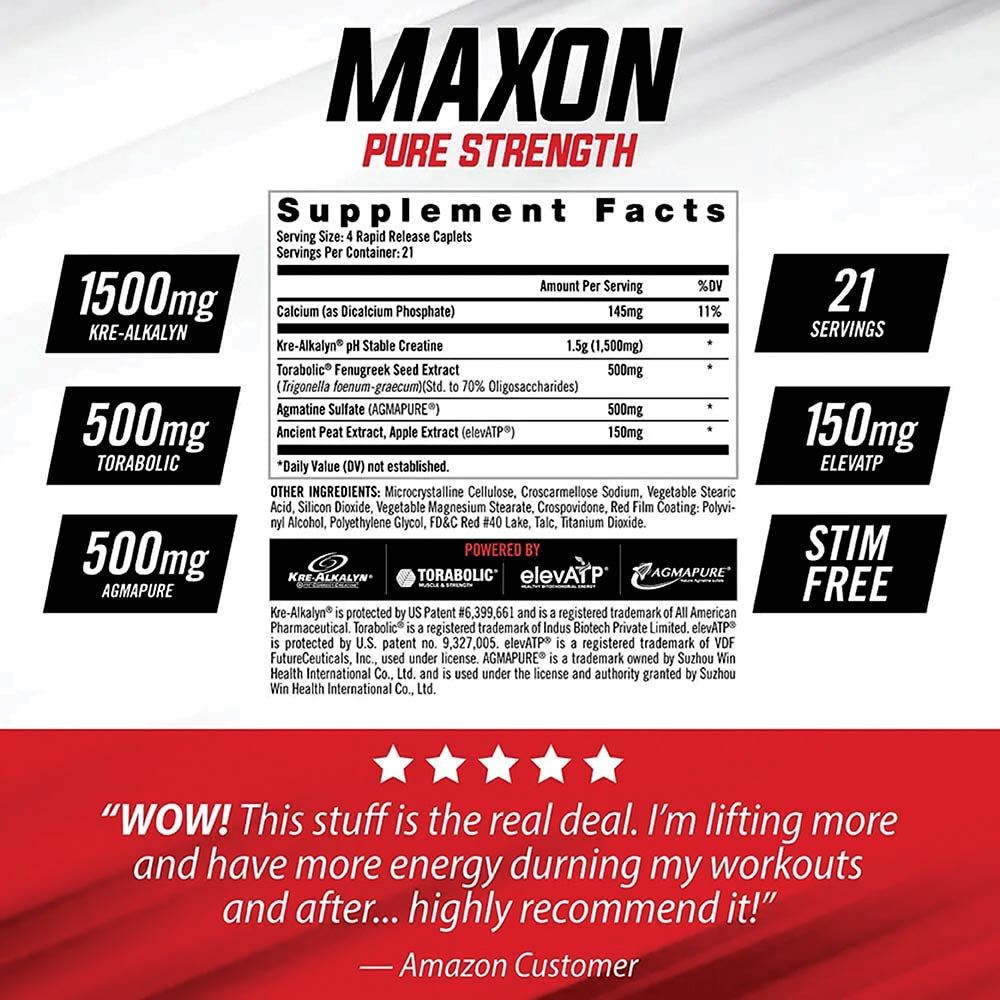 Isatori Maxon Stim-Free Pre-Workout 84 Caplets