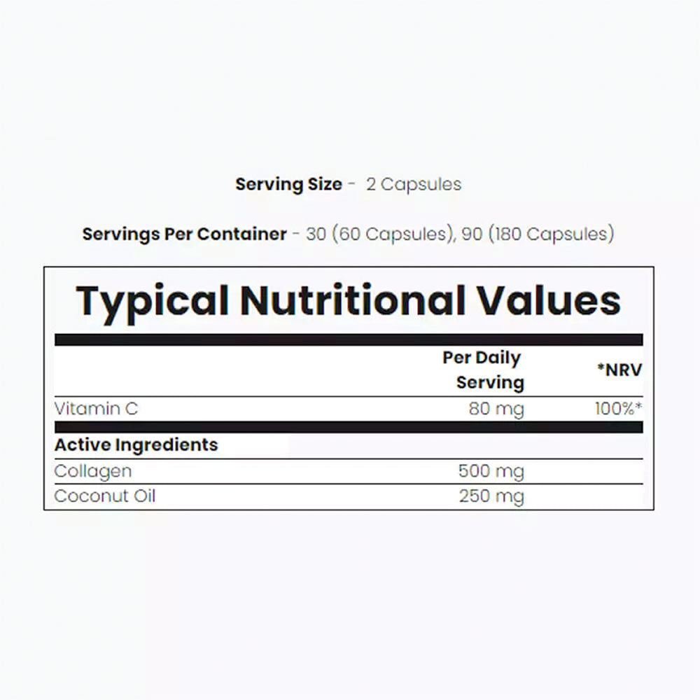 MyVitamins Beauty Coconut Collagen Capsules