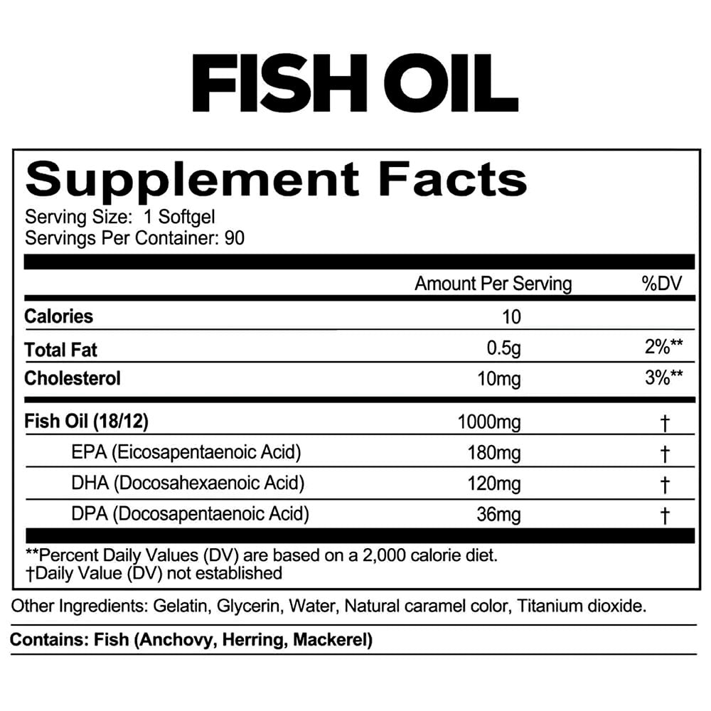 Redcon1 Fish Oil Omega 3 Basic Training Series