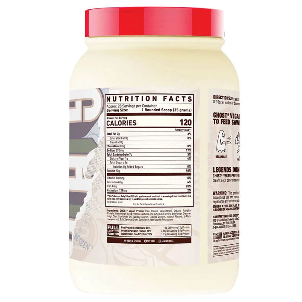 Ghost Vegan Protein Powder 2.2lbs