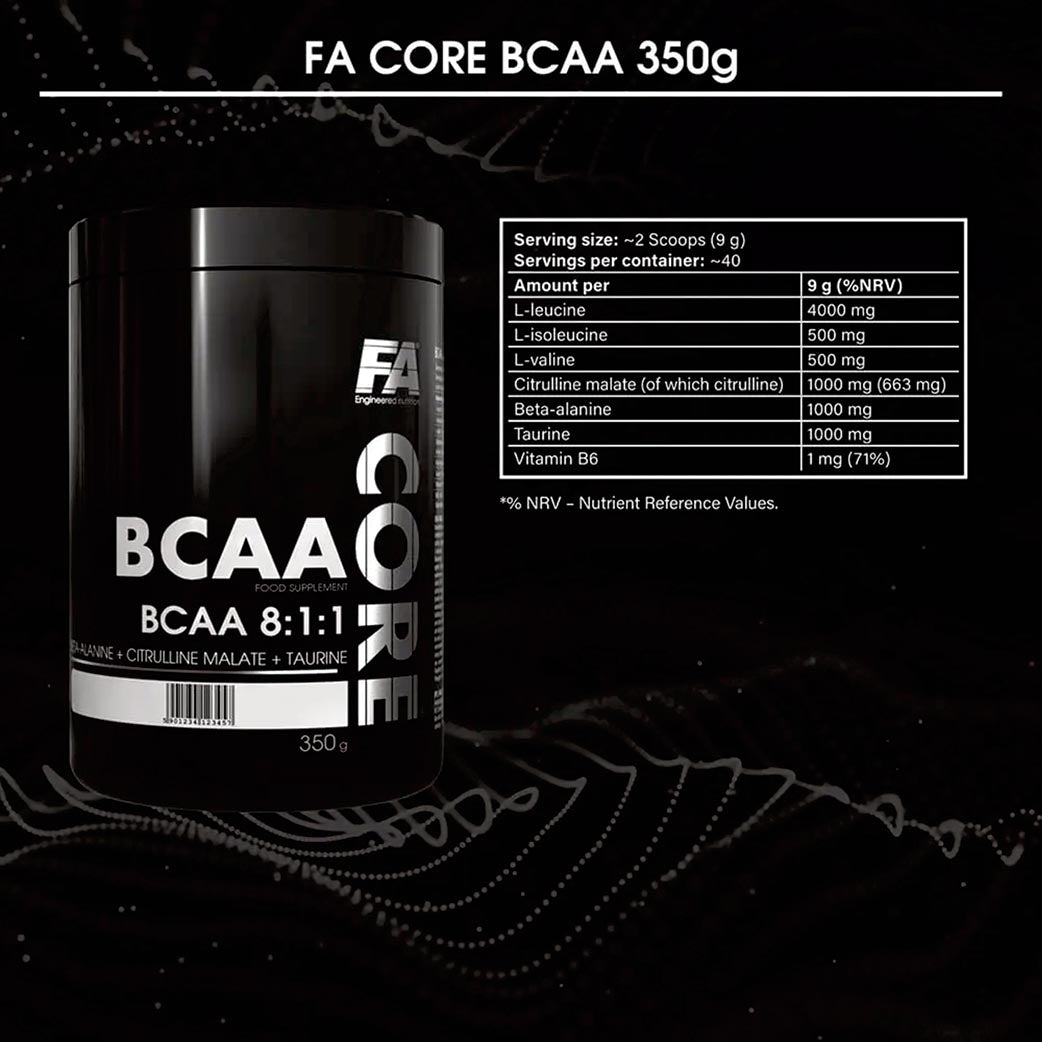 FA Core BCAA 8:1:1 Food Supplement 350g
