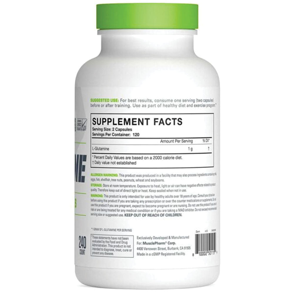 Musclepharm Essentials L-Glutamine Capsules