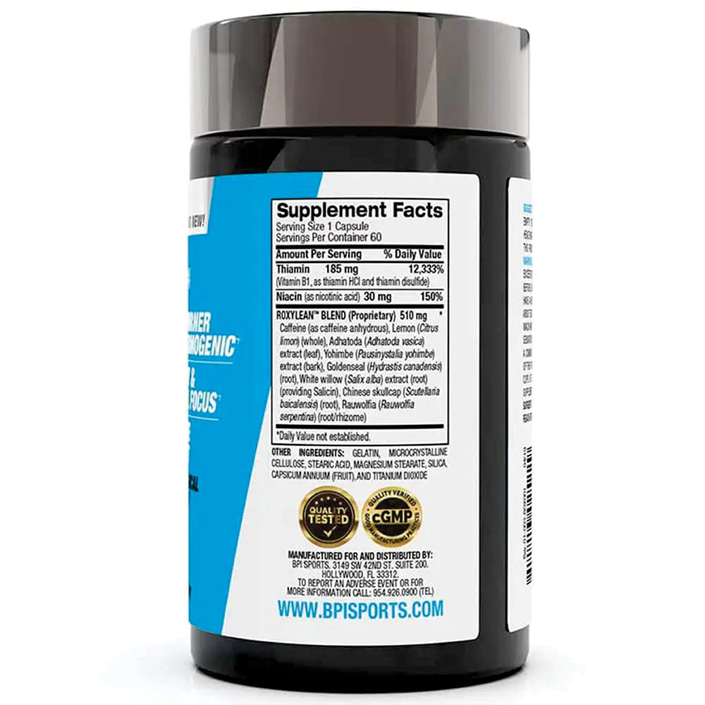 BPI Sport Roxylean Fat Burning 60 Capsules