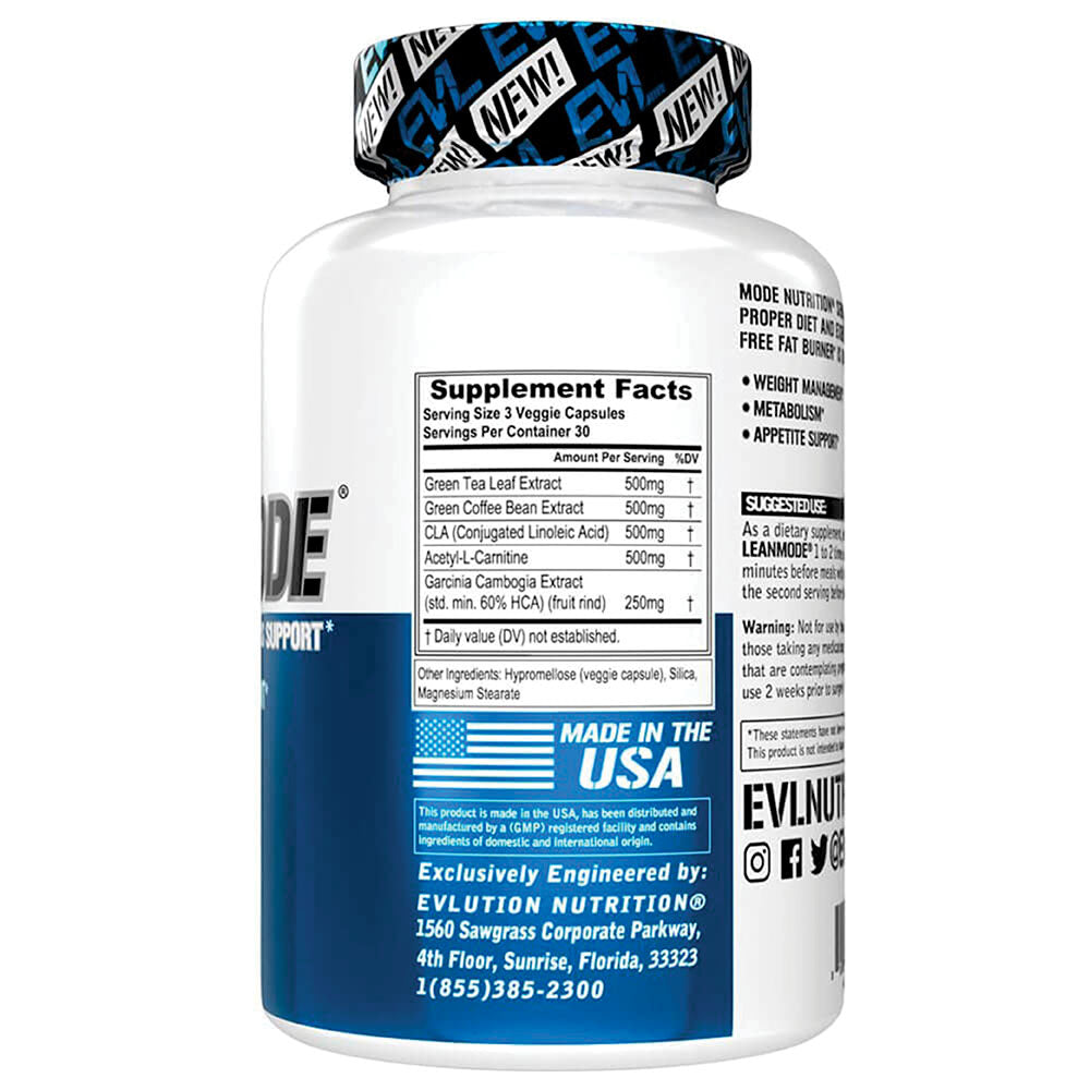 EVL Nutrition Lean Mode Weight Lost Capsules