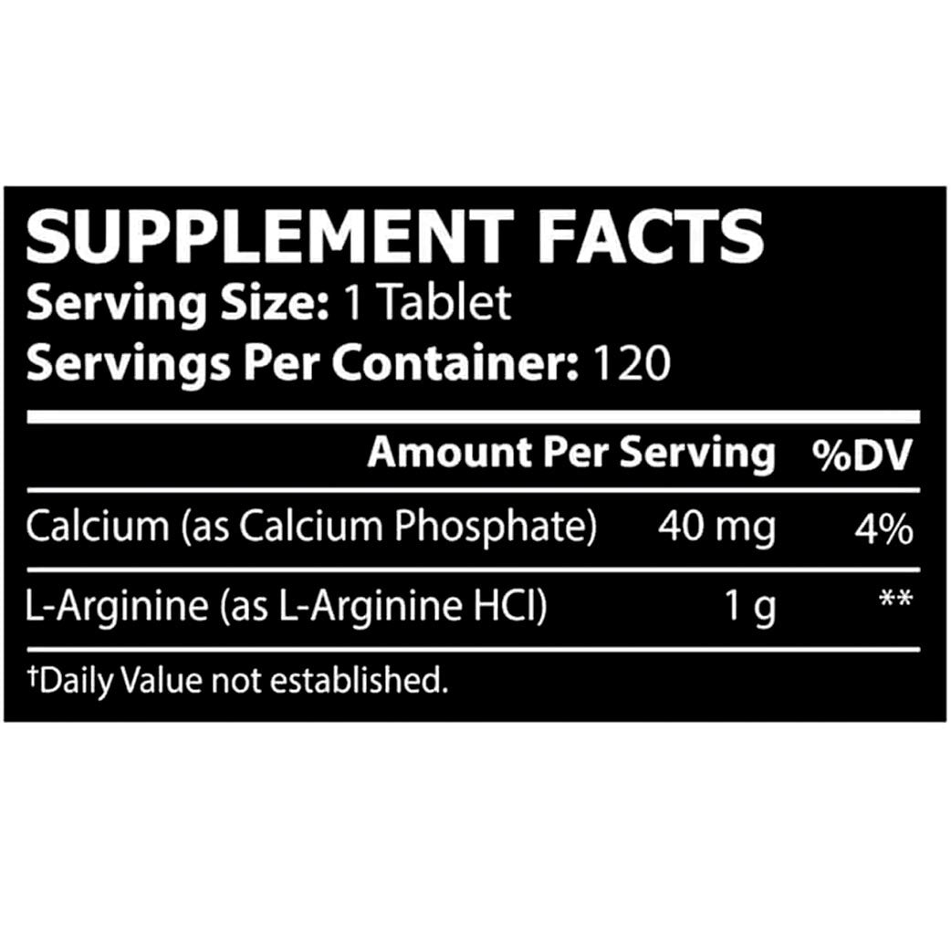 Core Champs L-Arginine 1000 MG 120 Tablets