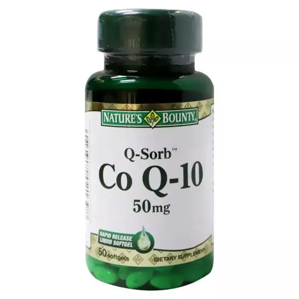 Nature's Bounty Q-Sorb CoQ-10 50 mg Softgel 50's
