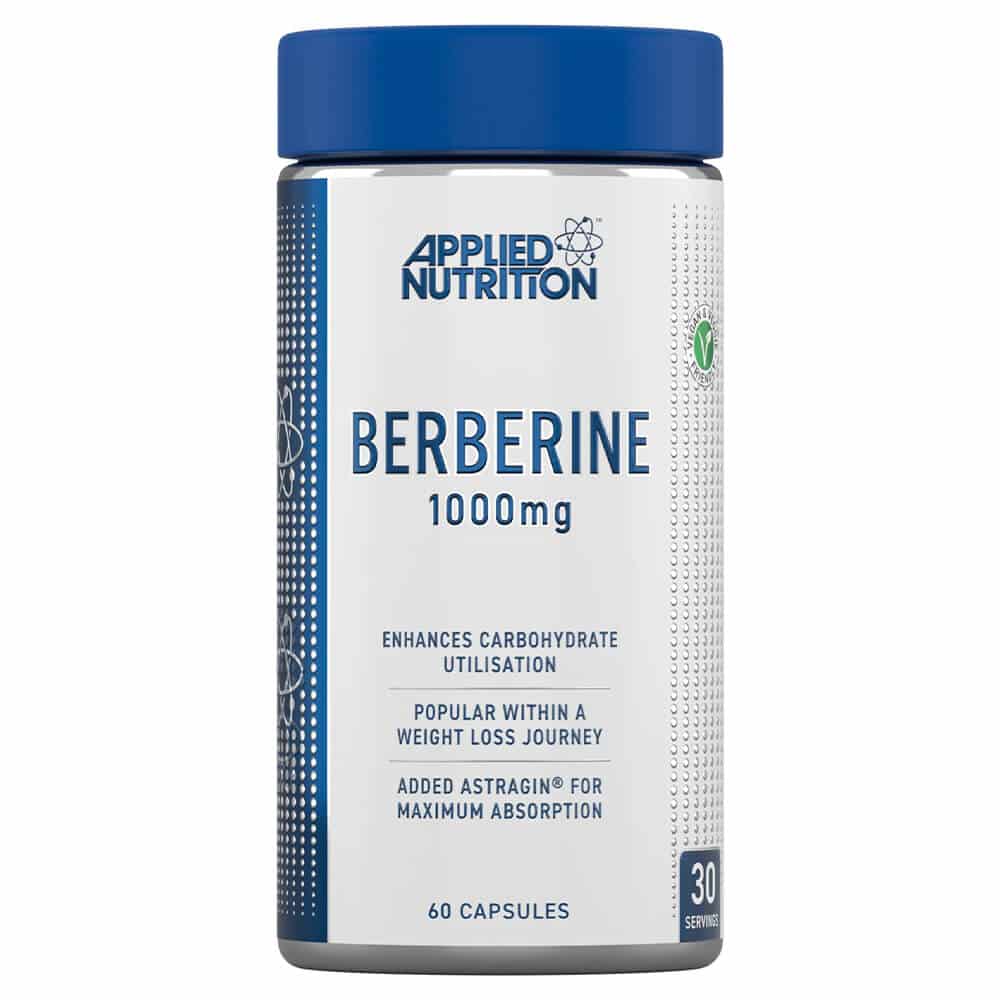 Applied Nutrition Berberine 1000 mg 60 Capsules 30 Serving 86g