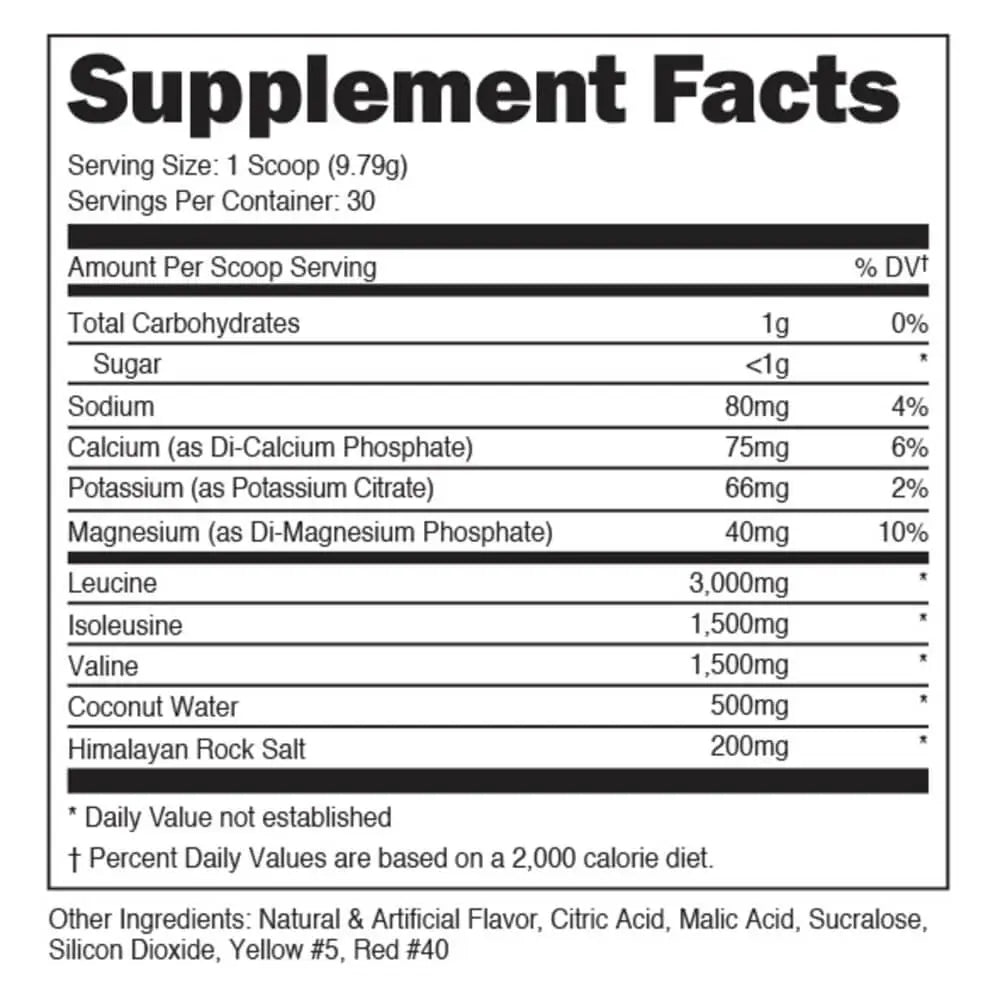 Bucked Up Original BCAA 2:1:1 Powder 320g