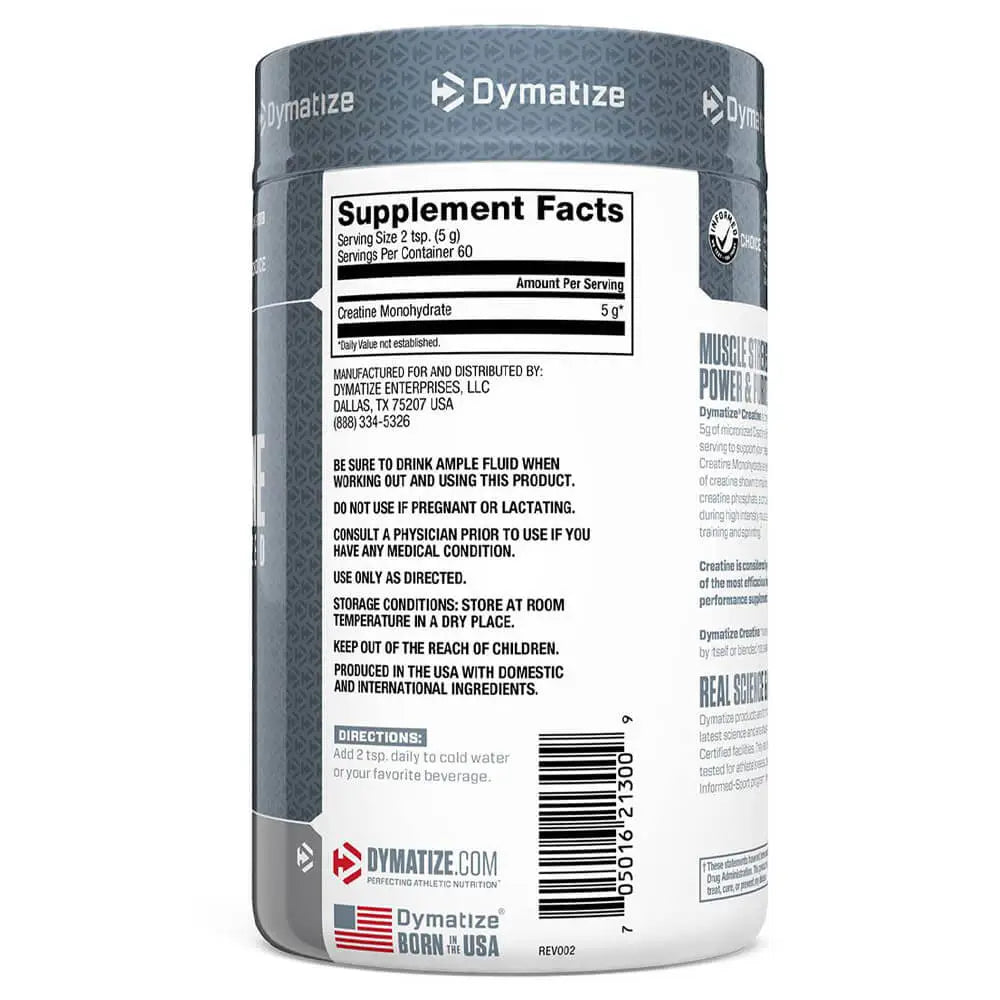 Dymatize Creatine Micronized 60 Servings 300g