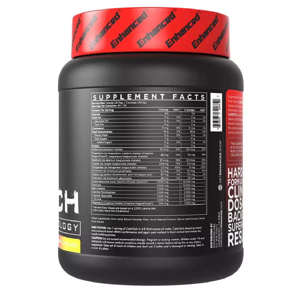 Enhanced Carb-Tech Creatine Carb Technology