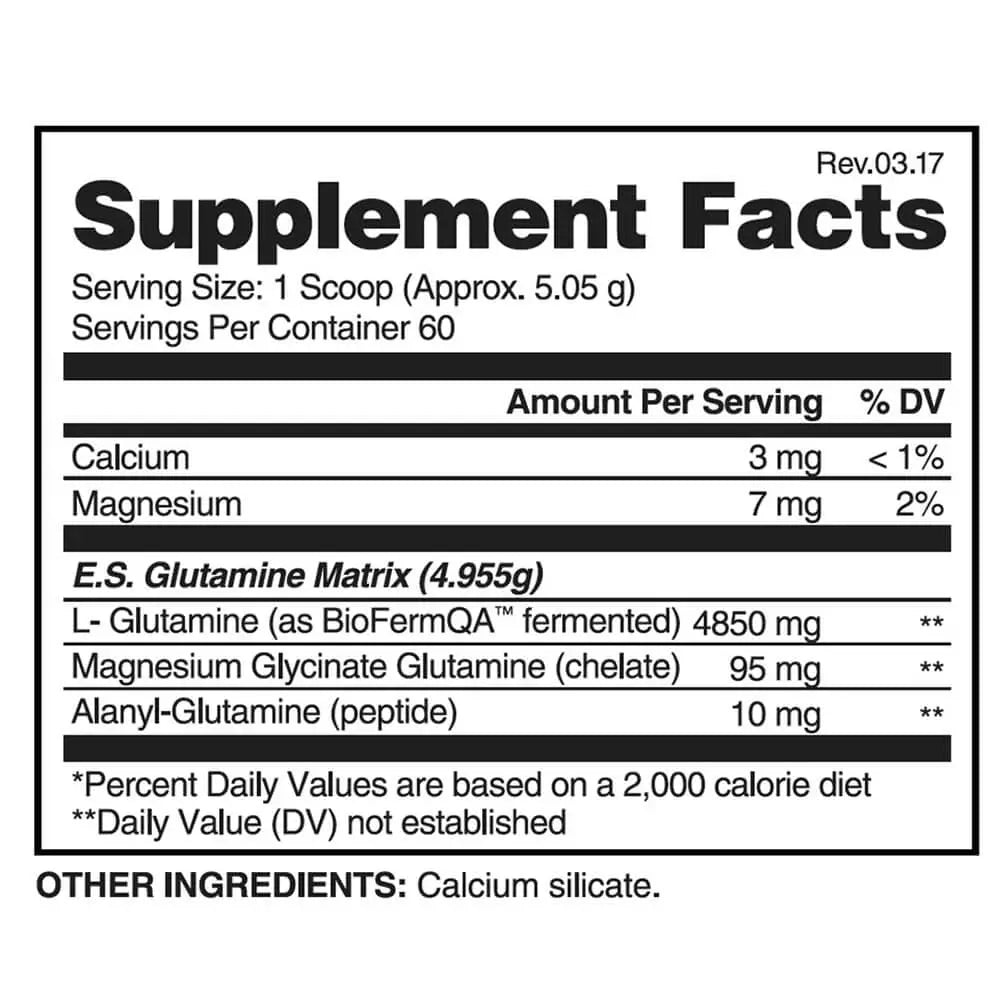 Evogen Glutamine Essential Unflavored 300g