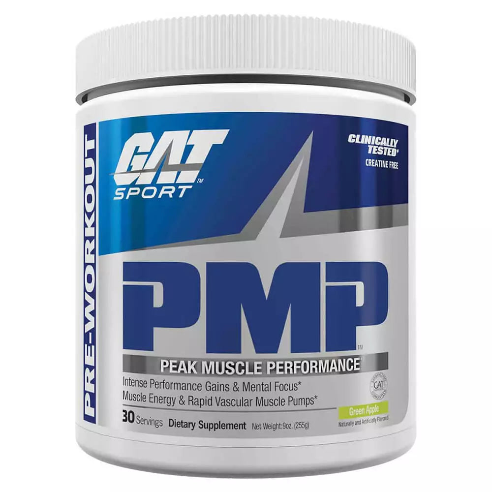 GAT PMP Pre-Workout – Peak Muscle Performance | 30 Servings (325 mg Caffeine)