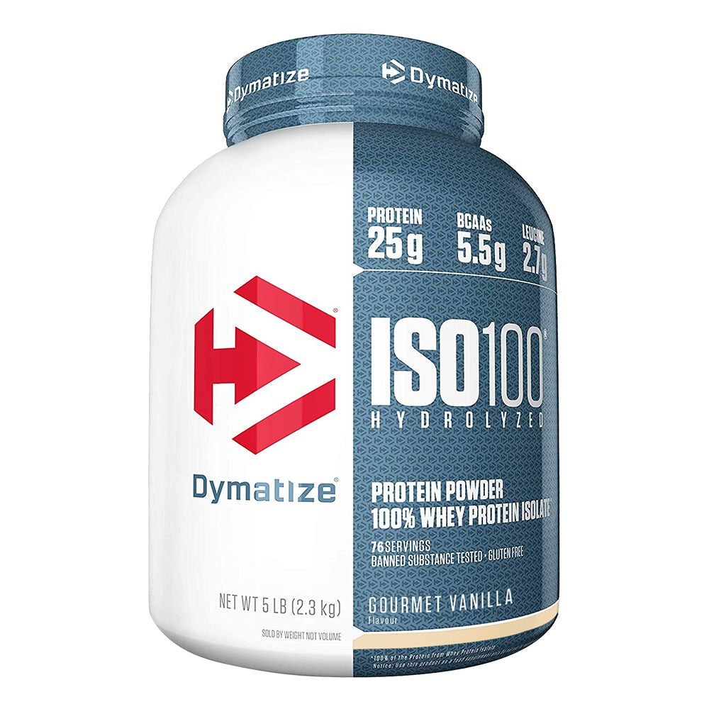 Dymatize ISO 100, Gourmet Vanilla, 5 LB