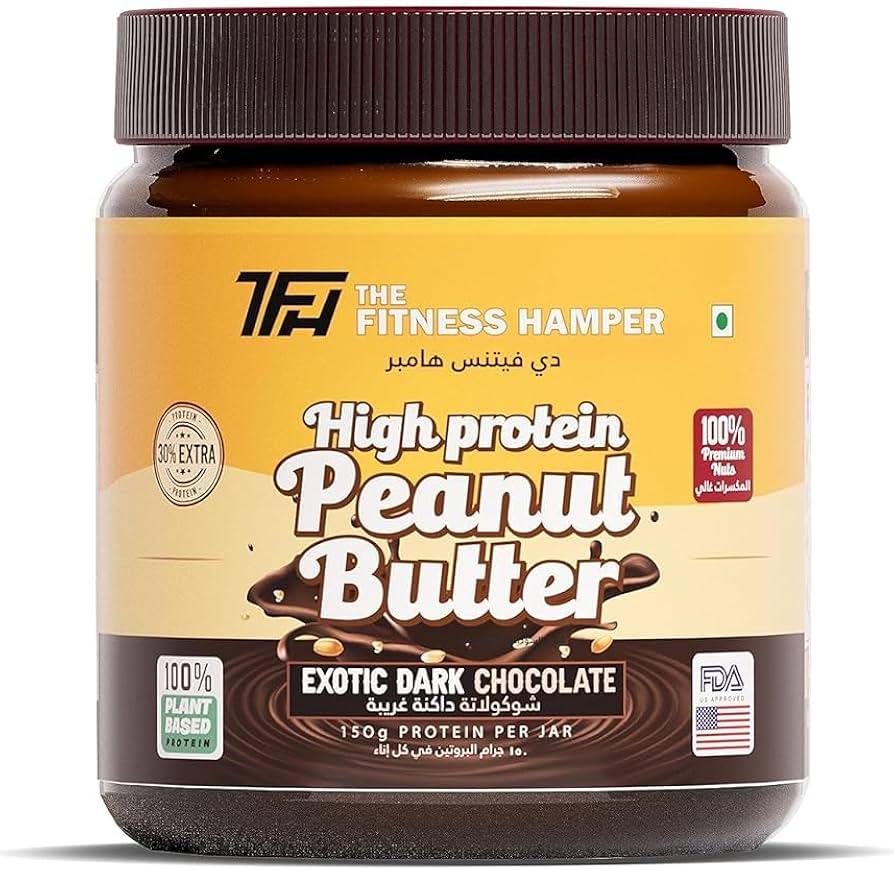 TFH High Protein Pre+Probiotic Peanut Butter Plant Protein Exotic Dark Chocolate 510g
