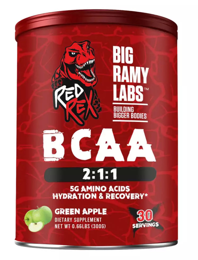 Big Ramy Labs - Red Rex BCAA 2:1:1 Green Apple