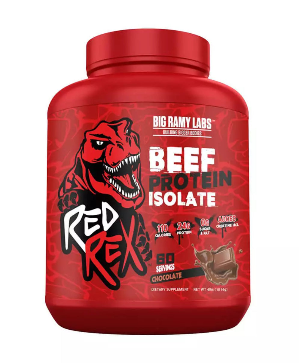 Big Ramy Labs - Red Rex Beef Protein Isolate Chocolate 60 serving