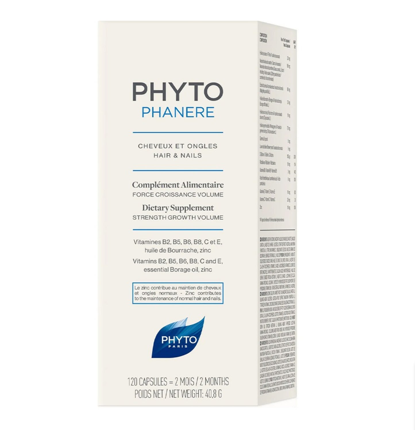 Phyto Paris Phytophanere, 120 Capsules Hair & Nail