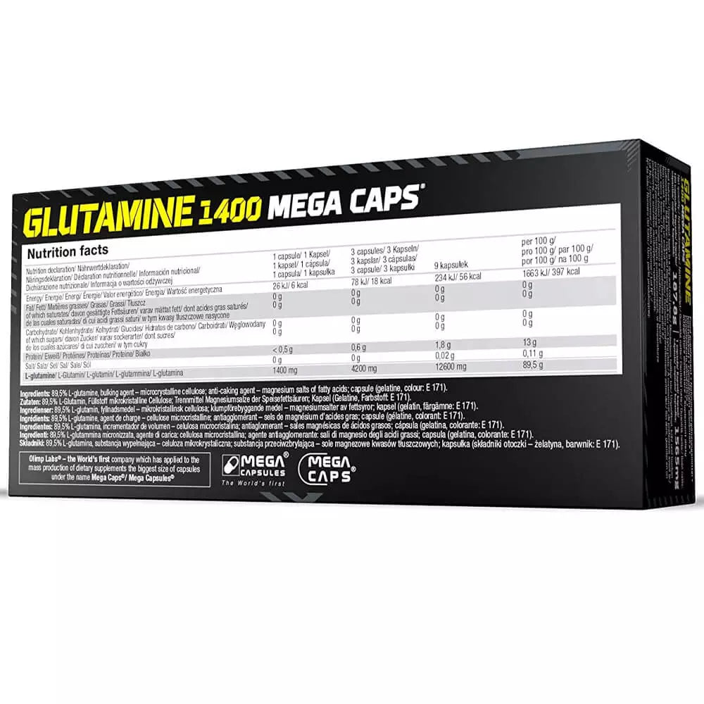 Olimp Glutamine 1400 Mega Caps 120 Capsules