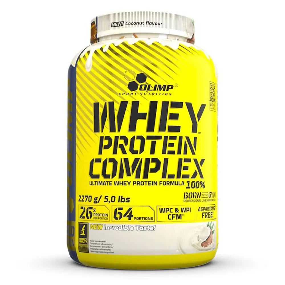 Olimp whey protein complex, coconut flavor, 5lbs