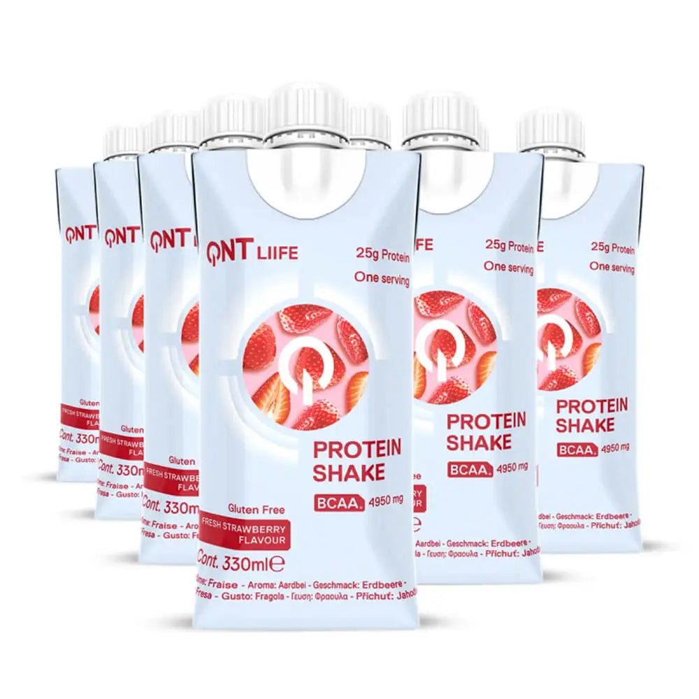 QNT Life Protein Shake BCAA 5000mg (330ml, Pack of 12) – Fast Recovery & Muscle Support