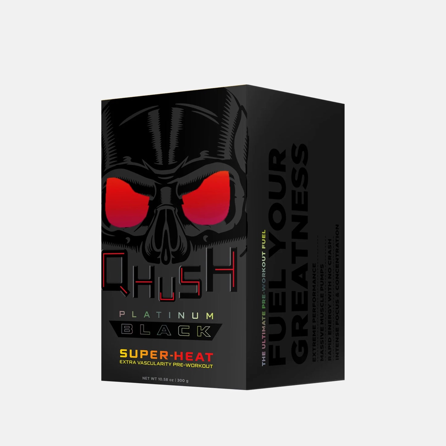 USN Qhush Platinum Black Super Heat Fusion 300g