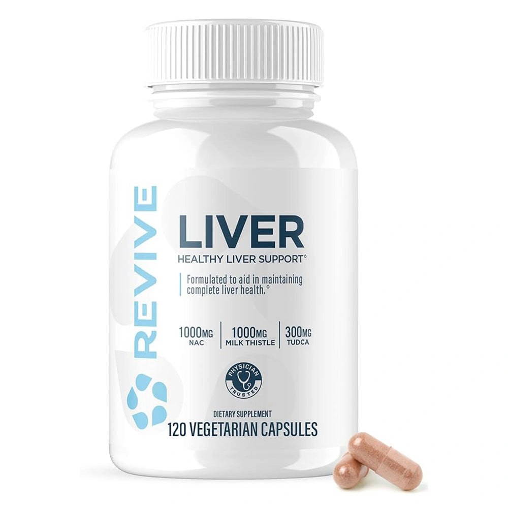 REVIVE Liver Formula – 120 Capsules | Advanced Liver Support & Detox Supplement