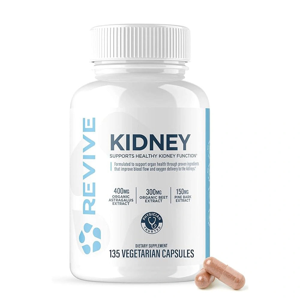 Revive Kidney Support Supplement for Men & Women – Advanced Kidney Cleanse & Detox Formula