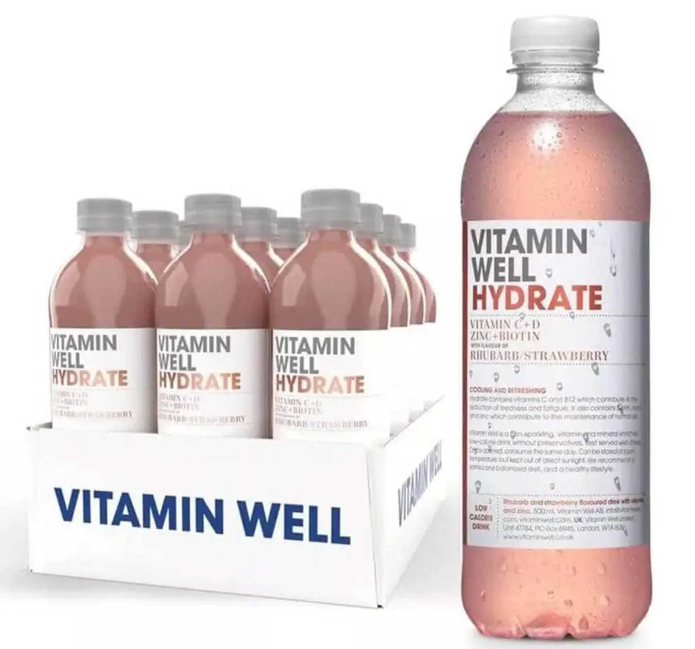 Vitamin Well Hydrate 500ml (Pack of 12) – Boost Your Hydration
