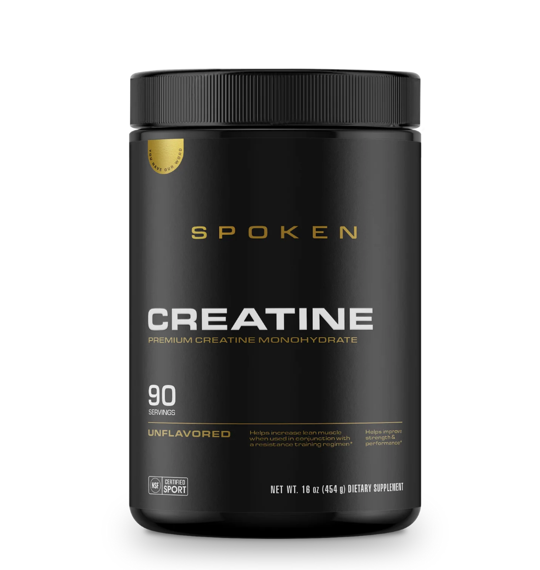 Spoken Creatine – Premium Unflavoured Creatine Monohydrate | 90 Servings
