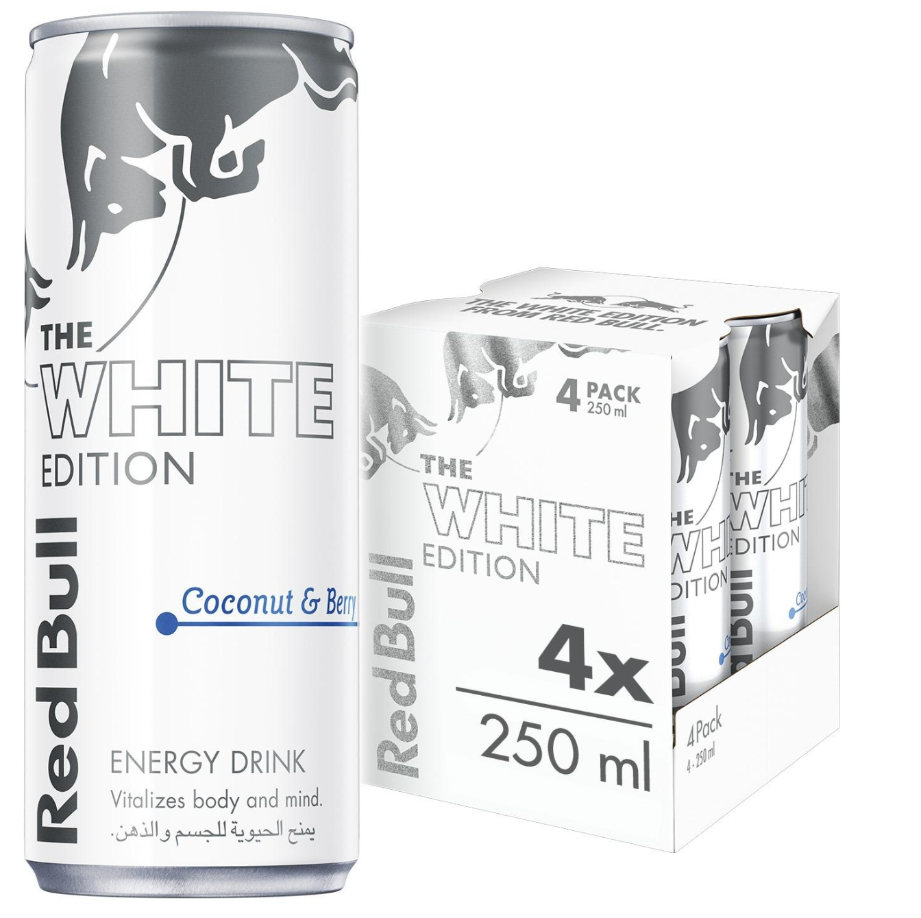 Red Bull White Edition – Coconut & Berry | 250ml Can X 4