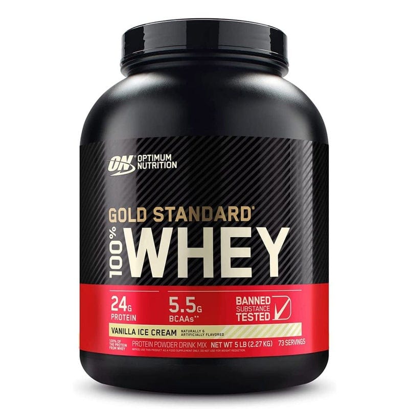 Optimum Nutrition Gold Standard 100% Whey Protein - Vanilla 5lb