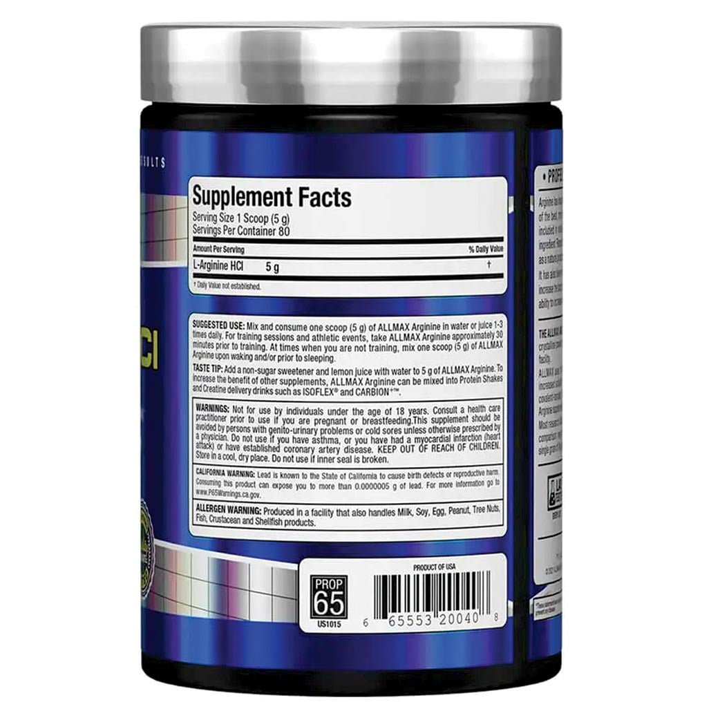 ALLMAX Essentials Arginine HCI 400g