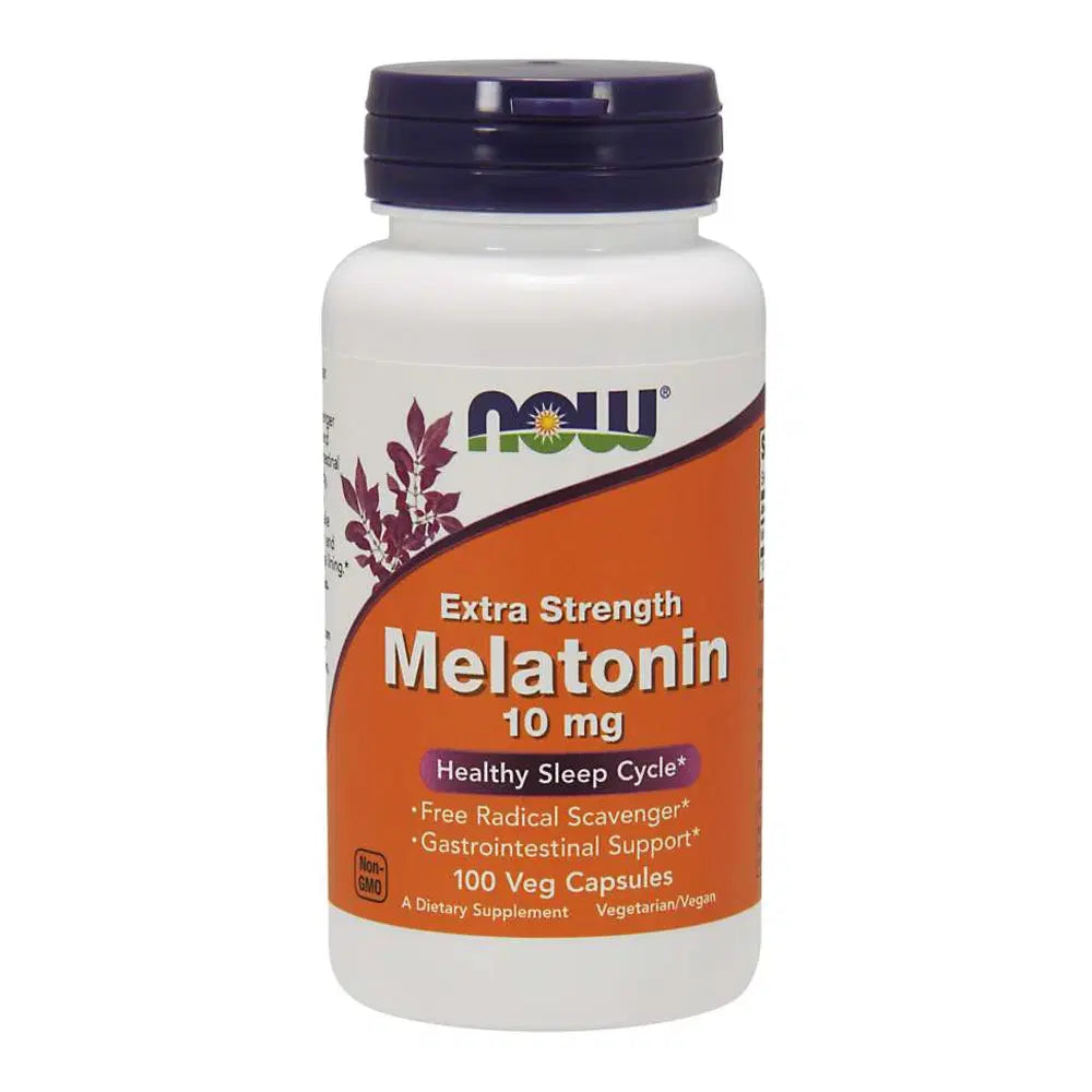 Now Melatonin 10 mg Extra Strength