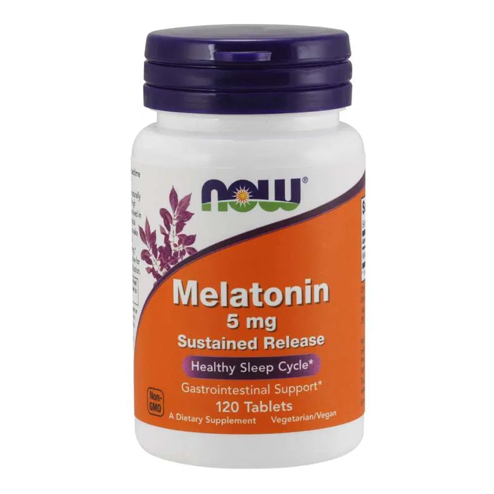 Now Melatonin 5 mg Sustained Release