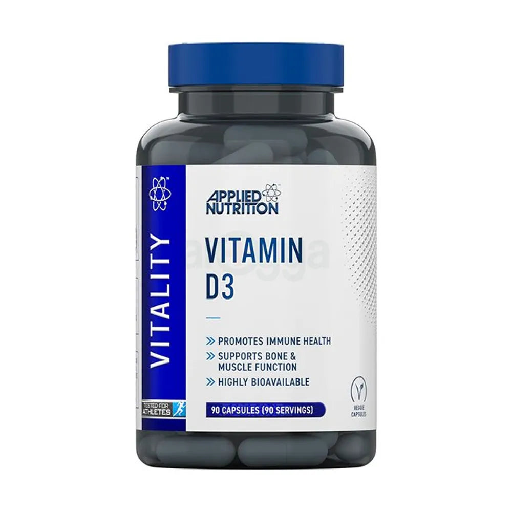 Applied Nutrition Vitamin D3 – 3000 IU | 90 Tablets | Immunity, Bone & Muscle Support