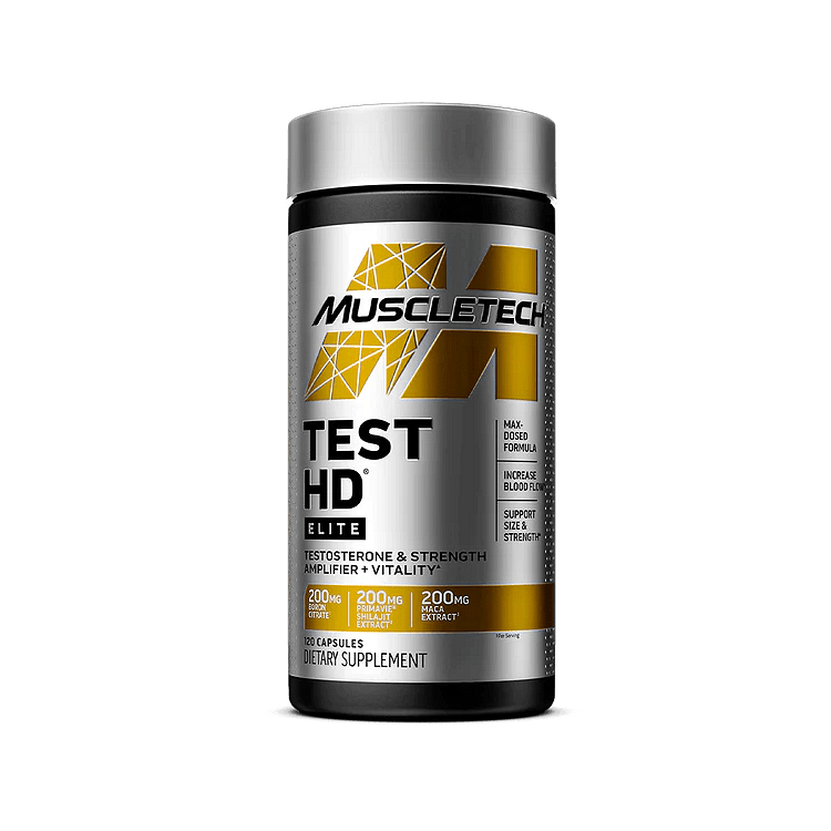 Muscletech Test HD Elite – 120 Capsules Alpha Test