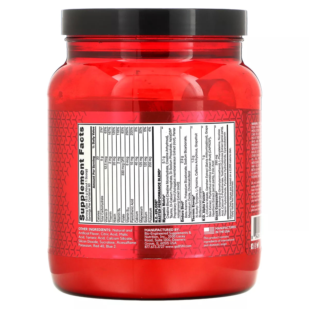 BSN No Xplode Legendary Pre-Workout 2.45 LB