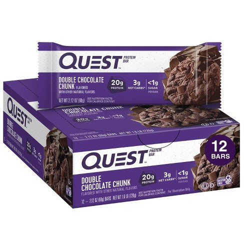 Quest Protein Bar pack of 12 Double Chocolate Chunk