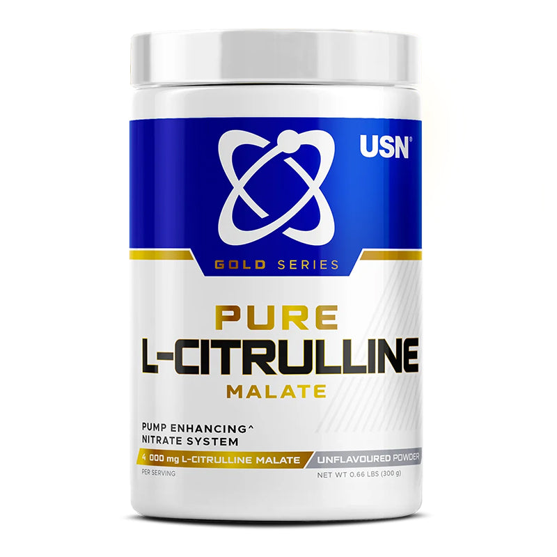 USN L-Citrulline Malate 300g – Nitric Oxide Booster for Pump, Endurance & Performance